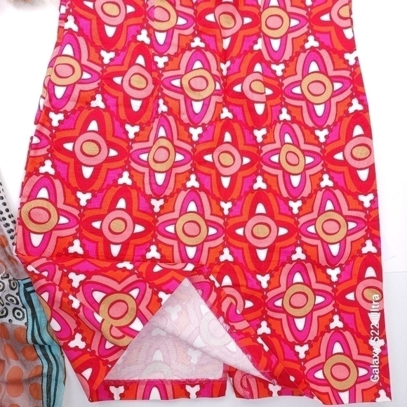 Mudpie Red Gold Embroidered Dress Sz M - Picture 3 of 16